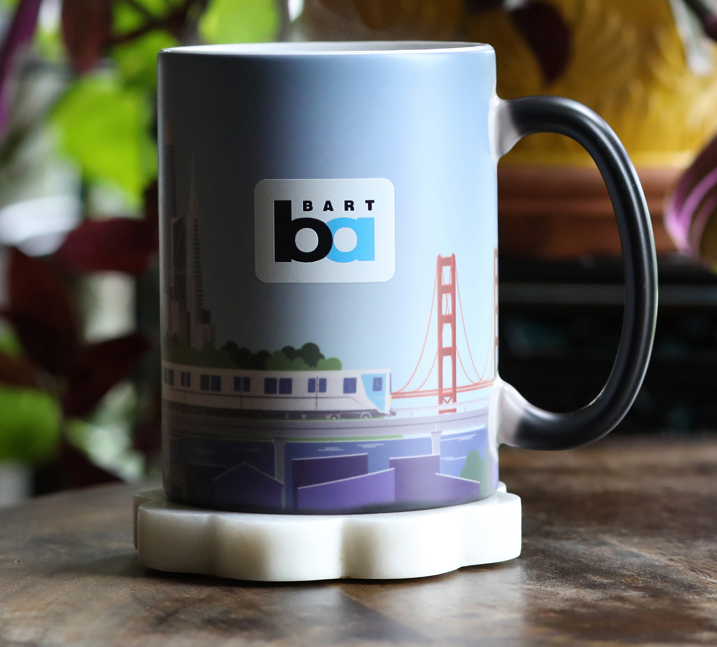 Color-Changing Mug - Bay Area Skyline