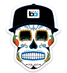 *NEW* BART Sugar Skull Sticker