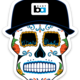 BART Sugar Skull Sticker