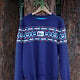2025 Holiday Sweater - Adult Blue