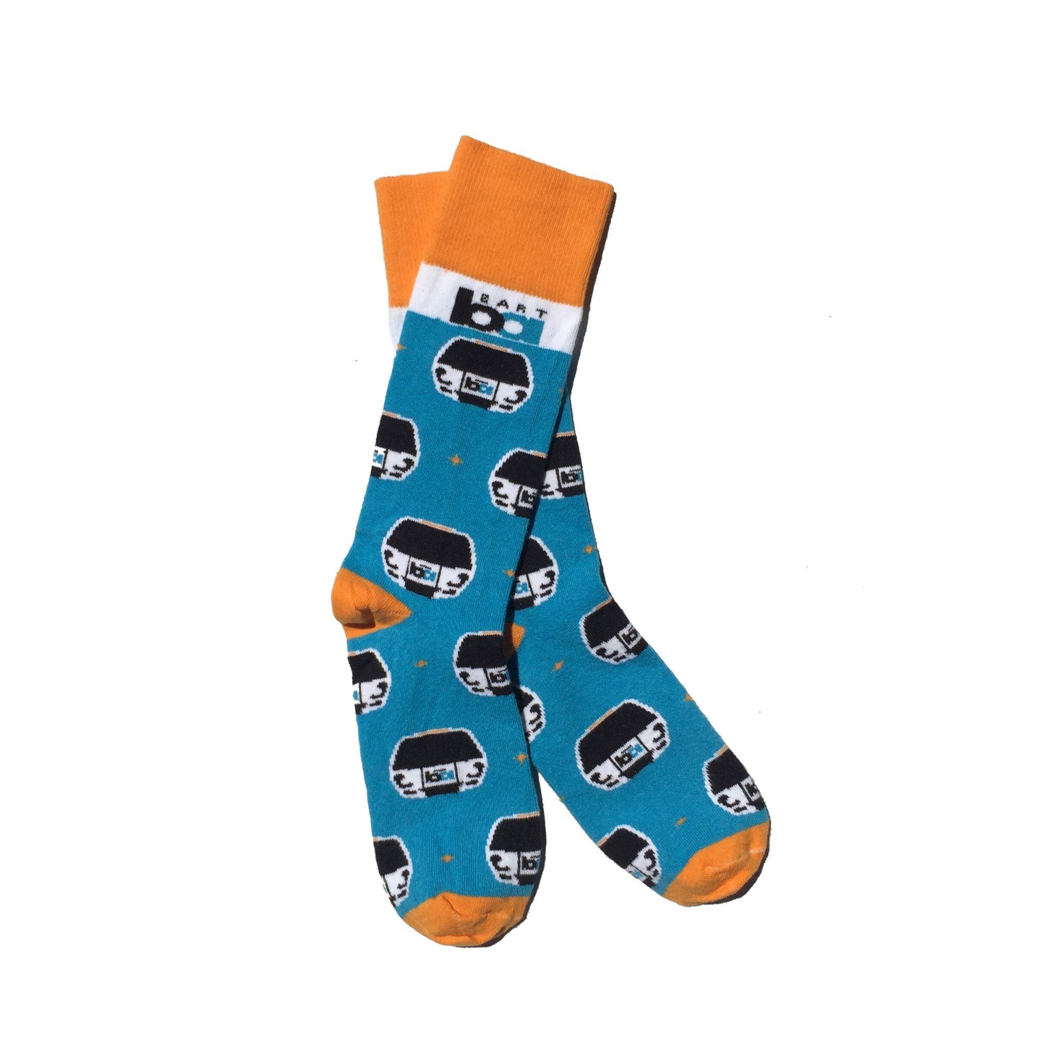 BART Train Face Socks