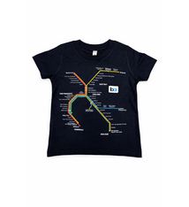 BART System Map T-Shirt Youth
