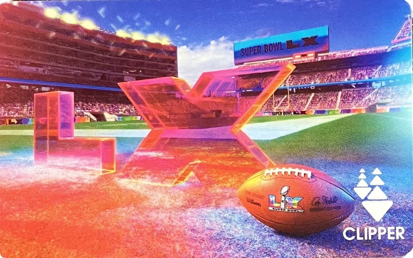 Super Bowl LX Clipper Card - Stadium