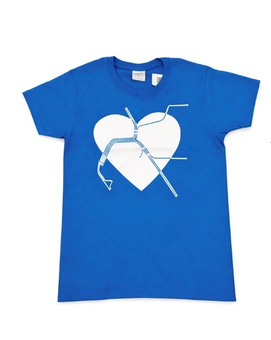 T-Shirt Heart Map Youth