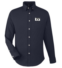 Dress Shirt Men Dark Navy