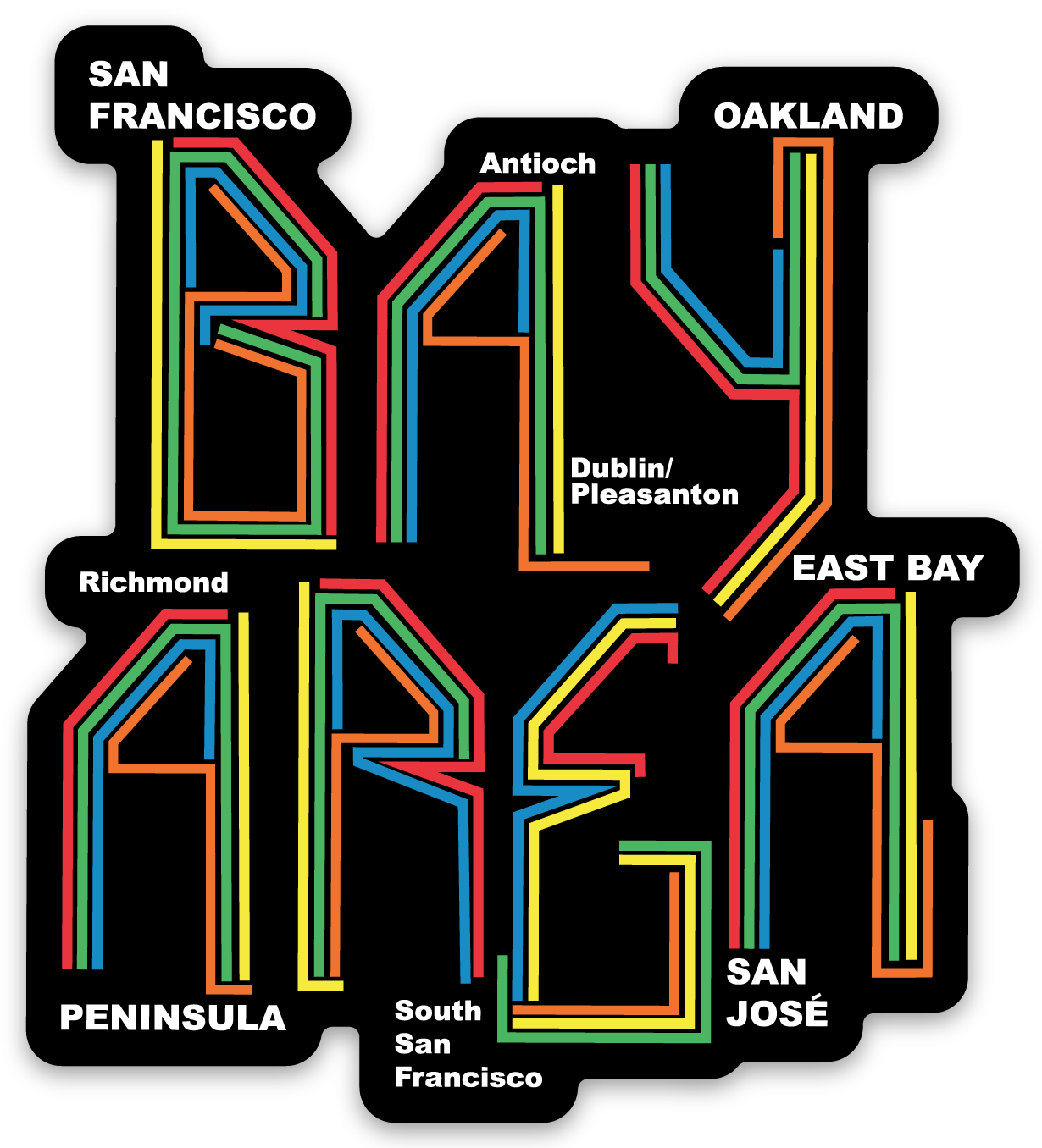 *NEW* BART x Beast Oakland Sticker