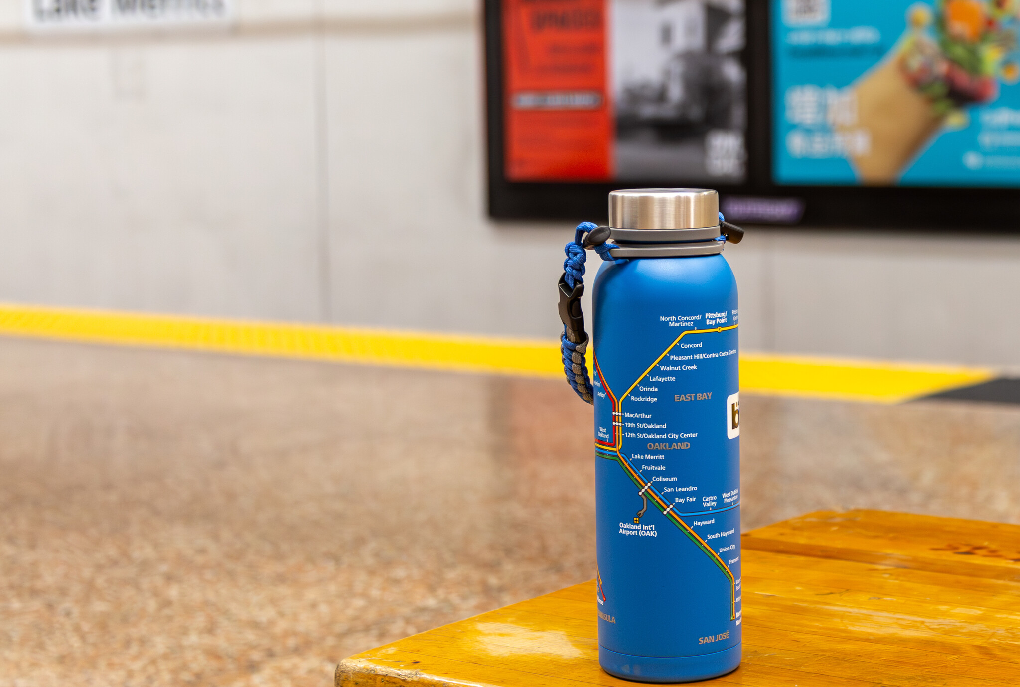 *NEW* BART System Map Water Bottle
