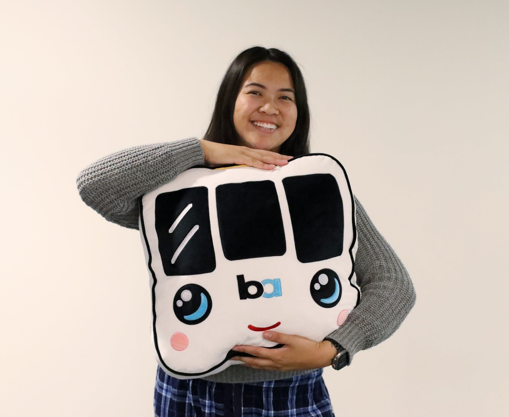 *ON BACK ORDER* BARTy Plush Train Pillow