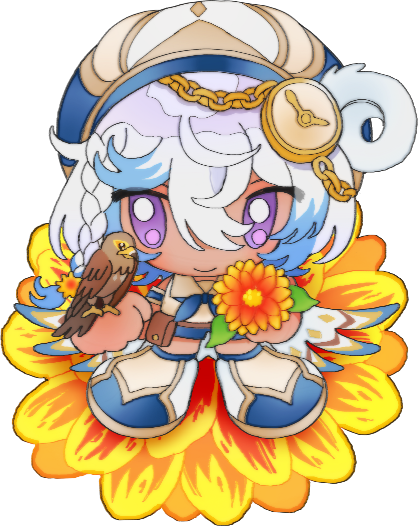 Anime Flower Sticker - Nimbus