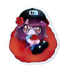 Anime Flower Sticker - Mira