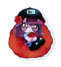 *NEW* BART Anime Flower Sticker - Mira