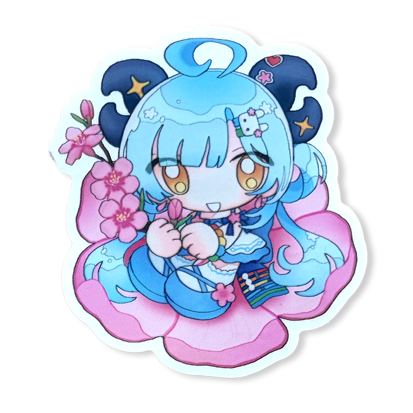 Anime Flower Sticker - Baylee