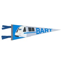 *NEW*BART Legacy Train Pennant