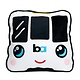 BARTy Plush Train Pillow
