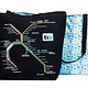 BART System Map Reversible Tote