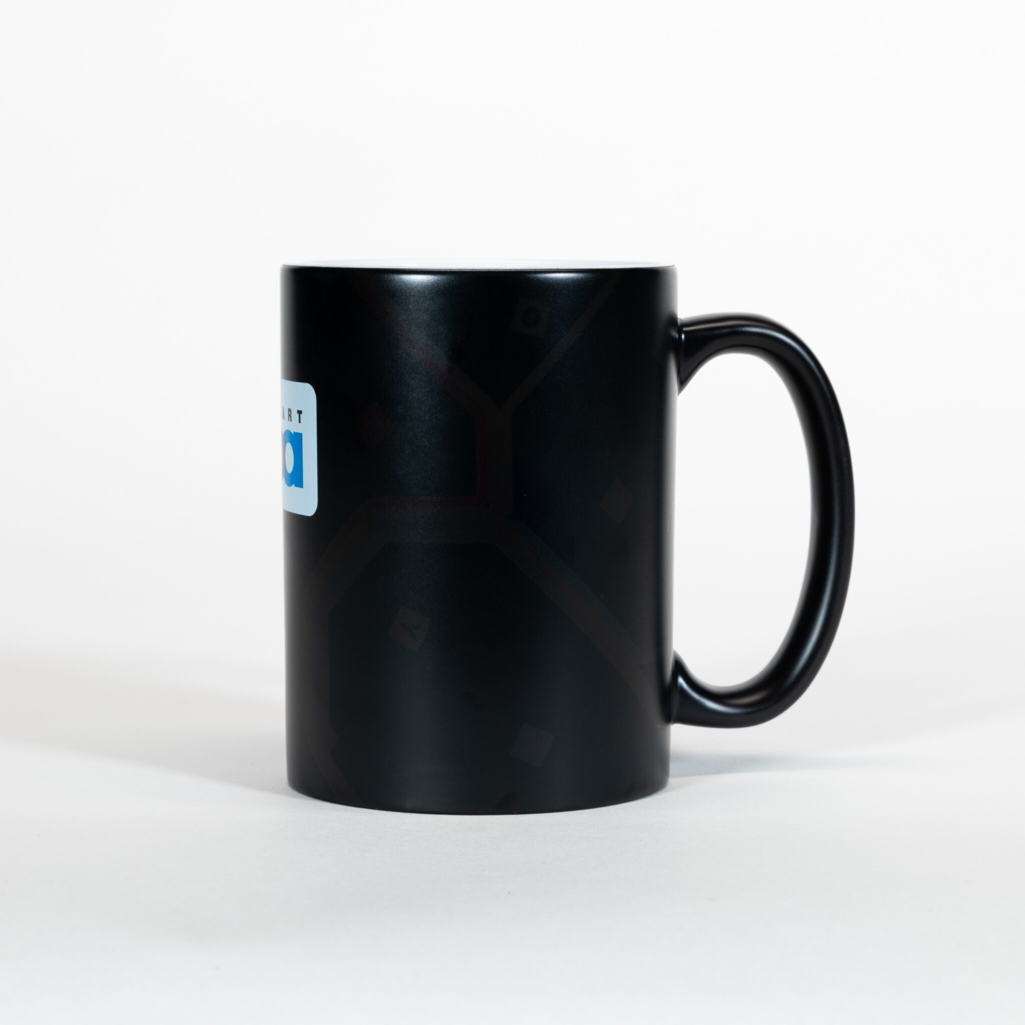 Color-Changing Mug - Lines and Icons