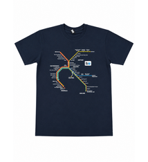 BART System Map T-Shirt