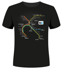 BART System Map T-Shirt