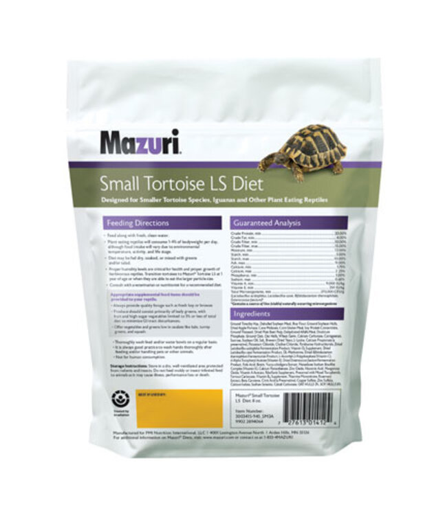 Mazuri Mazuri Small Tortoise LS  8oz.