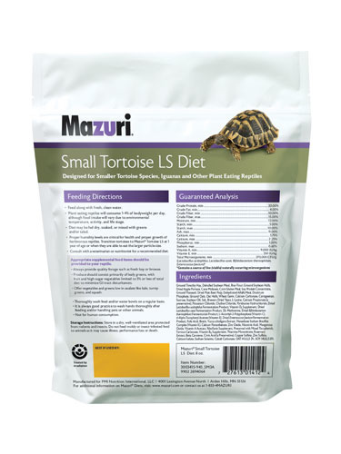 Mazuri Mazuri Small Tortoise LS  8oz.