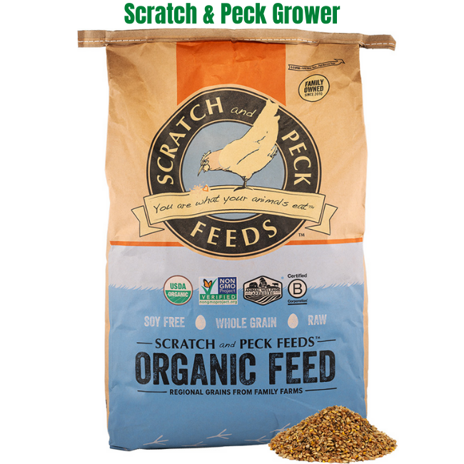 Scratch & Peck Scratch & Peck Organic Grower 40 lbs.