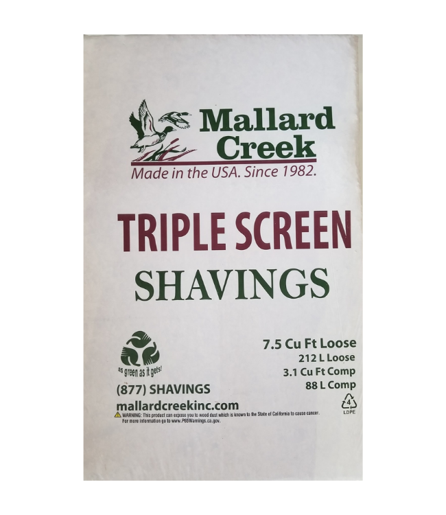 Mallard Creek Mallard Creek Triple Screen Shavings