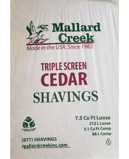 Mallard Creek Cedar Shavings
