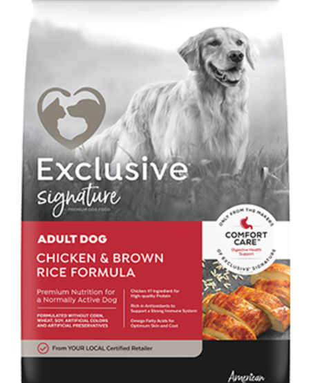 Exclusive Adult Dog Chicken & Brown Rice