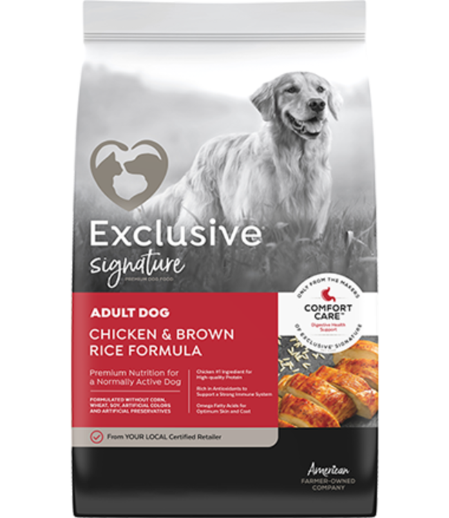 Exclusive Adult Dog Chicken & Brown Rice