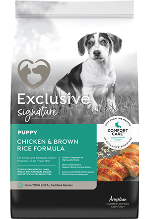 Exclusive Puppy Chicken & Brown Rice