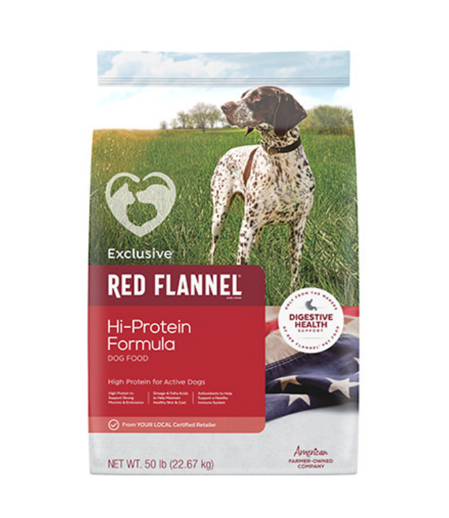 Red Flannel HI-Protein 50 lbs.