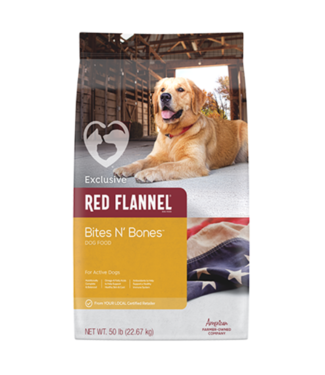 Red Flannel Bites N' Bones 50 lbs.
