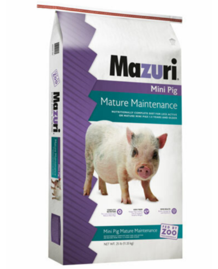 Mazuri Mini Pig Mature Maint. 25 lbs.