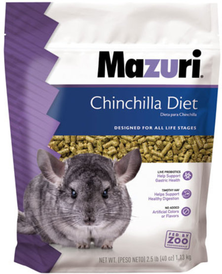 Mazuri Chinchilla Diet 2.5 lbs.