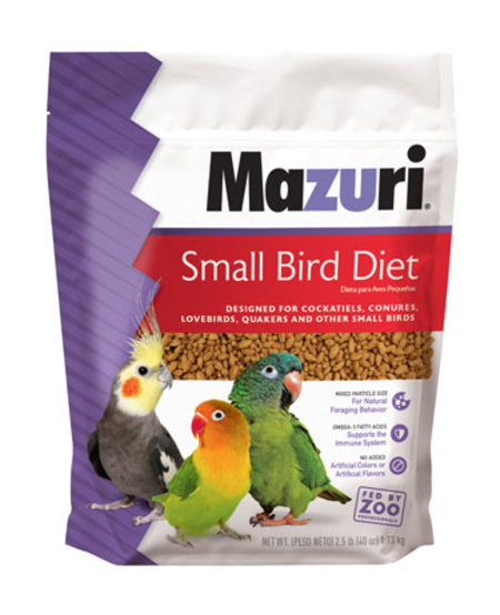 Mazuri Small Bird Diet 2.5 lbs.