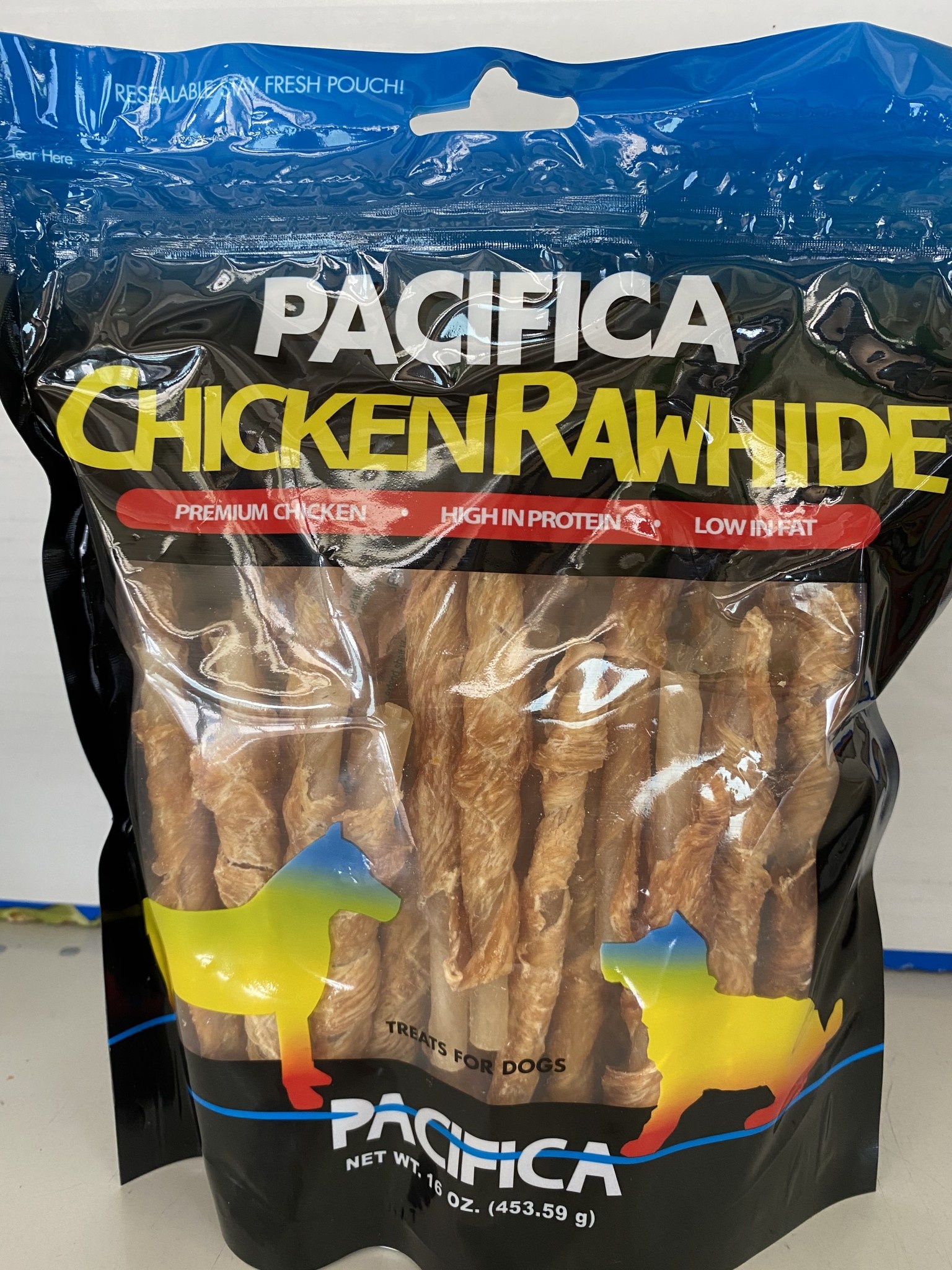 Dog Treat, Pet's Pacifica Chicken w/ Rawhide 1 Waimanalo Feed Supply