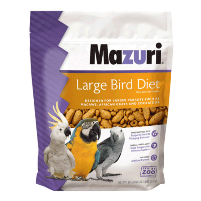 Mazuri Bird, Large Diet 3 Waimanalo Feed Supply