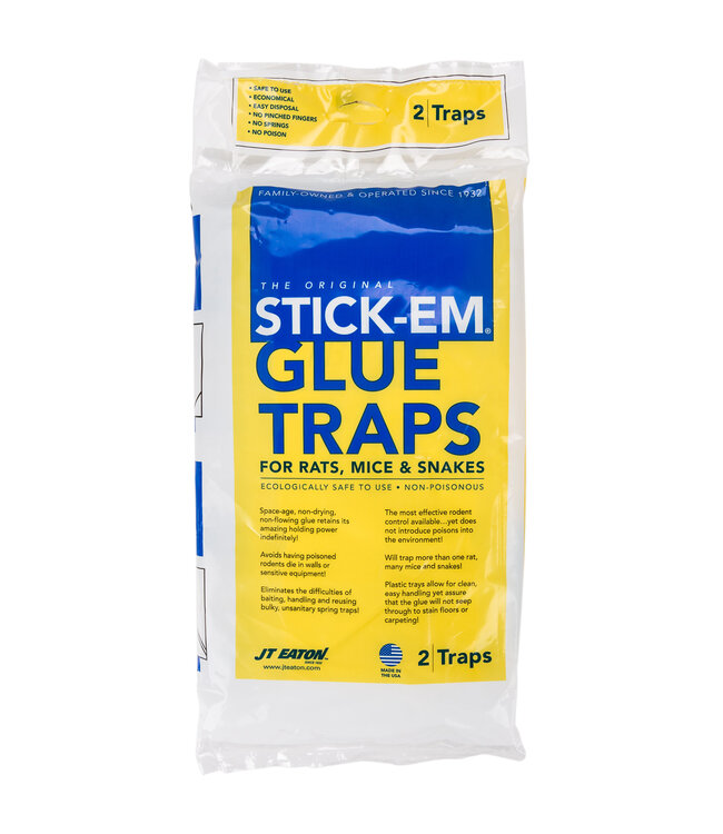 Eaton Stick-Em Rat Size Glue Trap, 2 Pack