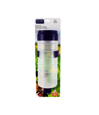 Water Bottle, Quick Fill, Flip Top with Valve 32 oz.