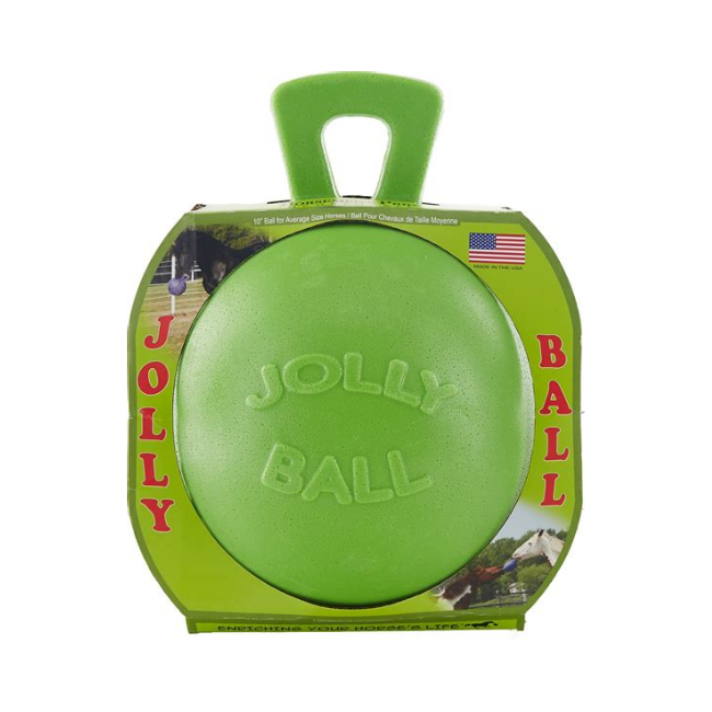 Jolly Ball with Handle 10'' Apple