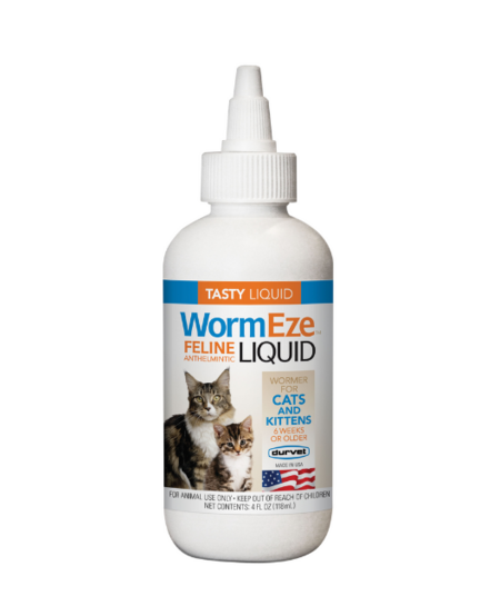 WormEze Liquid for Cats & Kittens 4 oz.
