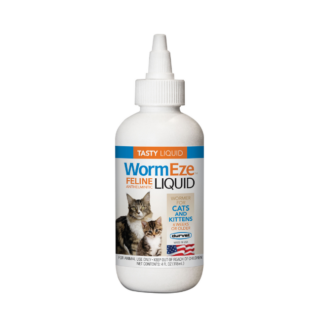 WormEze Liquid for Cats & Kittens 4 oz.