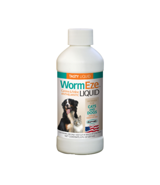 WormEze Liquid for Dogs & Cats 8 oz.