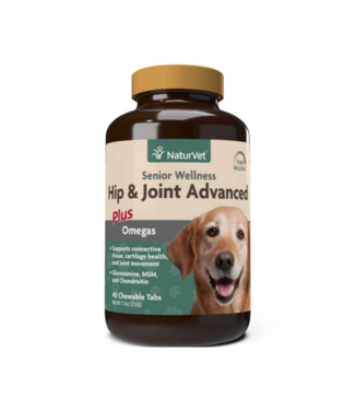 NaturVet Senior Hip & Joint Advanced Chewable Tablets 90 Tabs