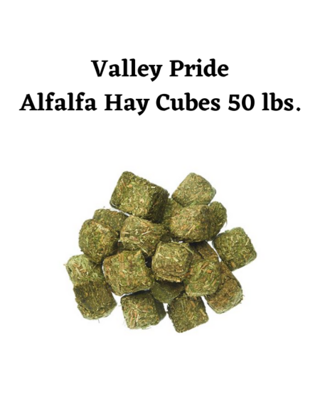 Alfalfa Hay Cubes, Valley Pride 50 lbs.