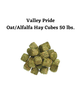 Oat/Alfalfa Cubes, Valley Pride 50 lbs.