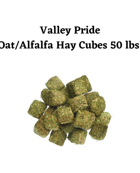Oat/Alfalfa Cubes, Valley Pride 50 lbs.