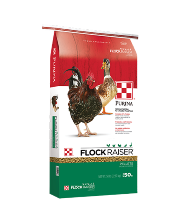 Purina Flock Raiser Pellets 50 lbs.