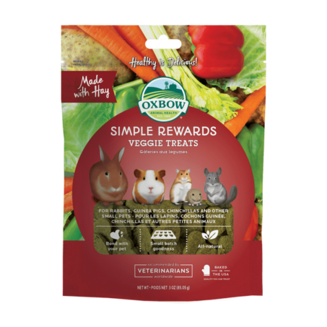 本日限定価格！OXBOW おやつ 各種3個ずつ Oxbow Treat Veggie 3oz - Waimanalo Feed Supply