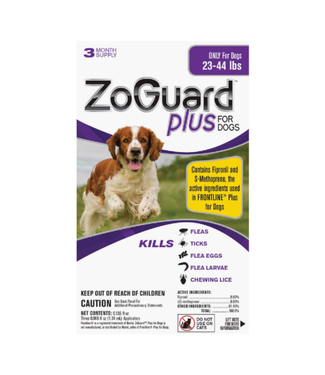 ZoGuard Plus Flea Control Dog 23-44 # 3 Pk